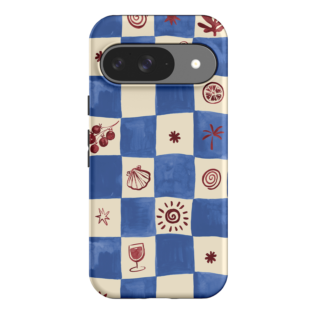 Afternoon Mezze Cornflower Printed Phone Cases Google Pixel 9 / Armoured by Charlie Taylor - The Dairy