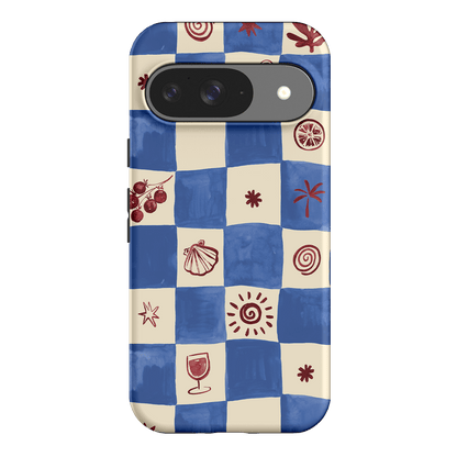 Afternoon Mezze Cornflower Printed Phone Cases Google Pixel 9 / Armoured by Charlie Taylor - The Dairy