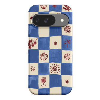 Afternoon Mezze Cornflower Printed Phone Cases Google Pixel 9 / Armoured by Charlie Taylor - The Dairy