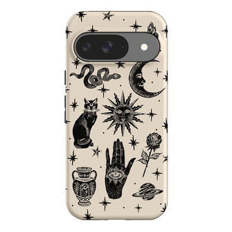 Astro Flash Beige Printed Phone Cases Google Pixel 9 / Armoured by Veronica Tucker - The Dairy