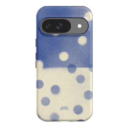 Bleu Polka Dot Printed Phone Cases Google Pixel 9 / Armoured by Jasmine Dowling - The Dairy