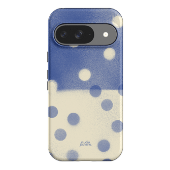 Bleu Polka Dot Printed Phone Cases Google Pixel 9 / Armoured by Jasmine Dowling - The Dairy