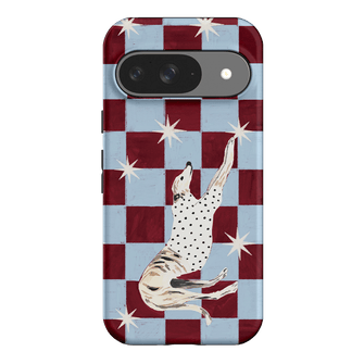 Check Greyhound Blue Printed Phone Cases Google Pixel 9 / Armoured by Lisa Hu - The Dairy