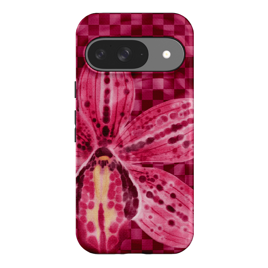 Check Orchid Printed Phone Cases Google Pixel 9 / Armoured by Sally Hungerford - The Dairy