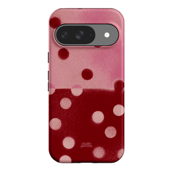 Cherry Polka Dot Printed Phone Cases Google Pixel 9 / Armoured by Jasmine Dowling - The Dairy