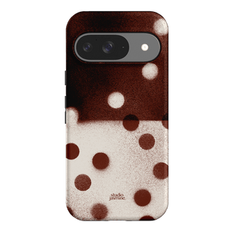 Espresso Polka Dot Printed Phone Cases Google Pixel 9 / Armoured by Jasmine Dowling - The Dairy