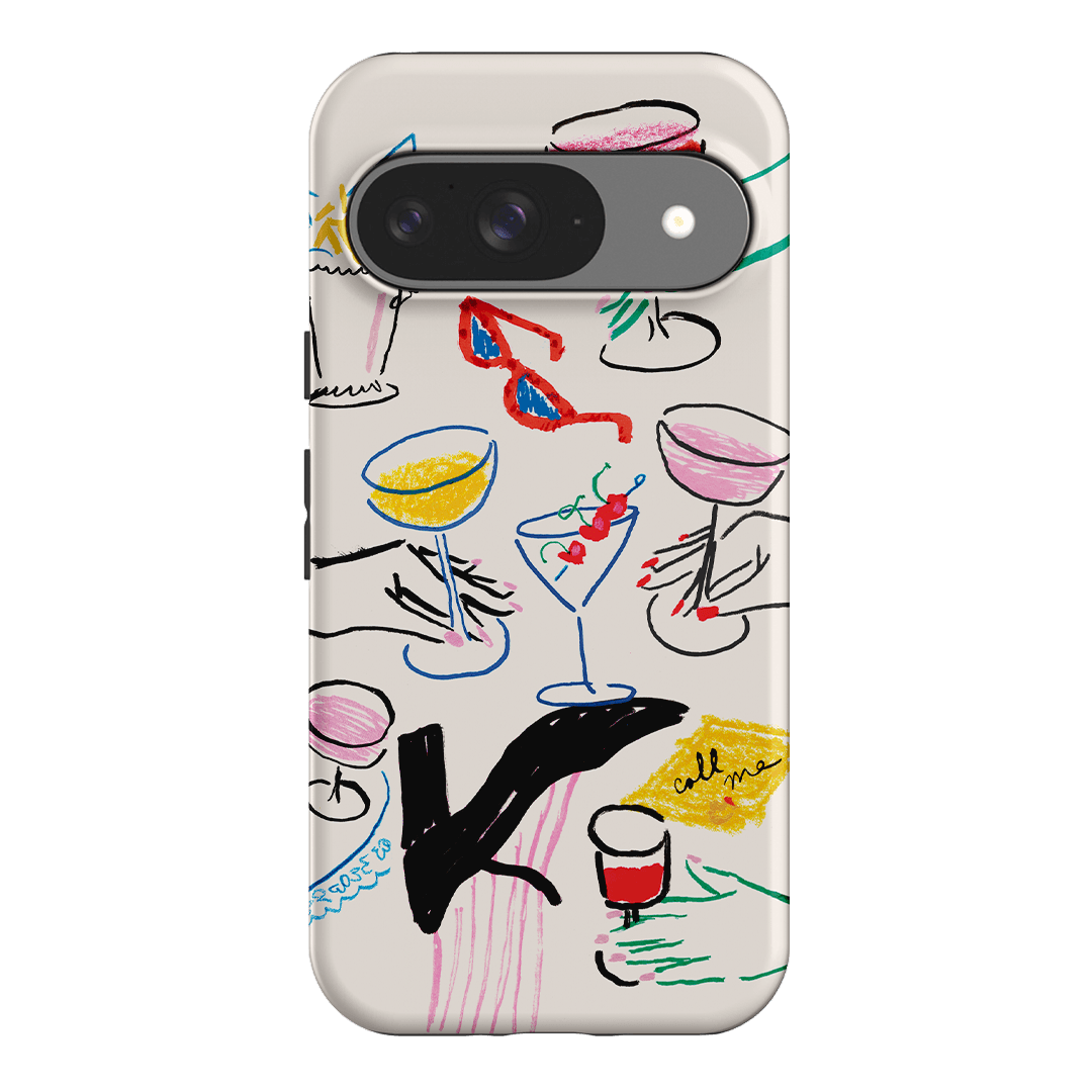 Girls Night Out Printed Phone Cases Google Pixel 9 / Armoured by Phthalo Ruth - The Dairy