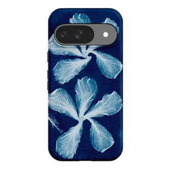 Hibiscus Cyanotype Printed Phone Cases Google Pixel 9 / Armoured by Sally Hungerford - The Dairy