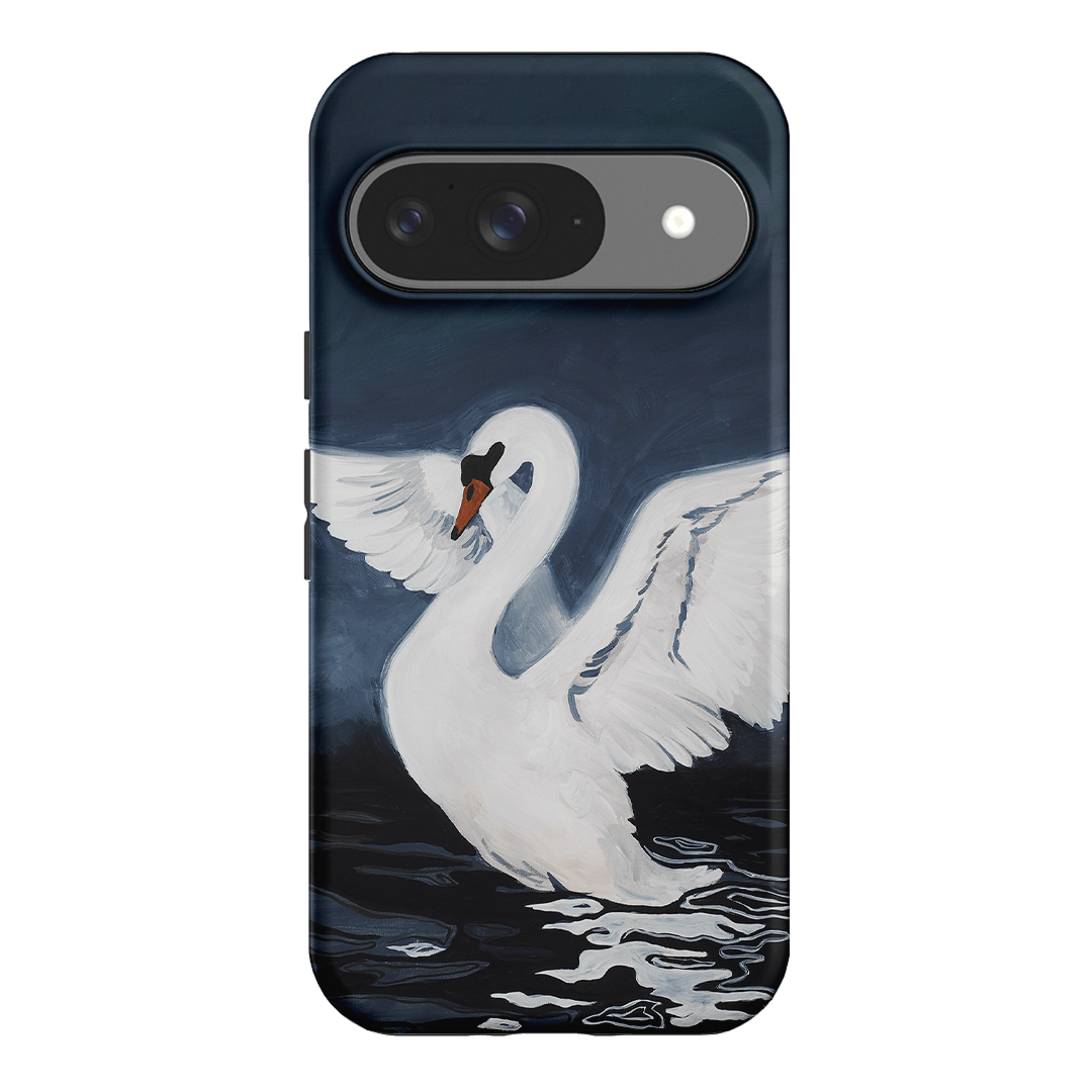 Midnight Swan Printed Phone Cases Google Pixel 9 / Armoured by Lisa Hu - The Dairy