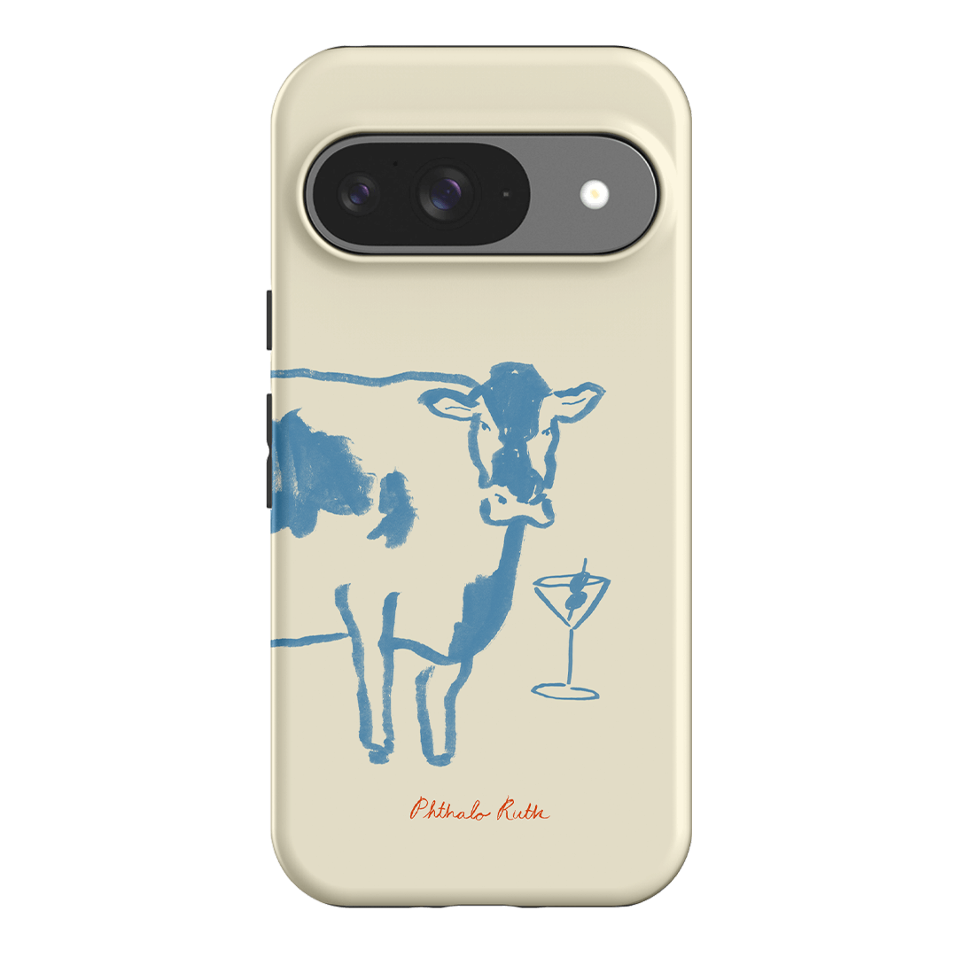 Mootini Blue Printed Phone Cases by Phthalo Ruth - The Dairy