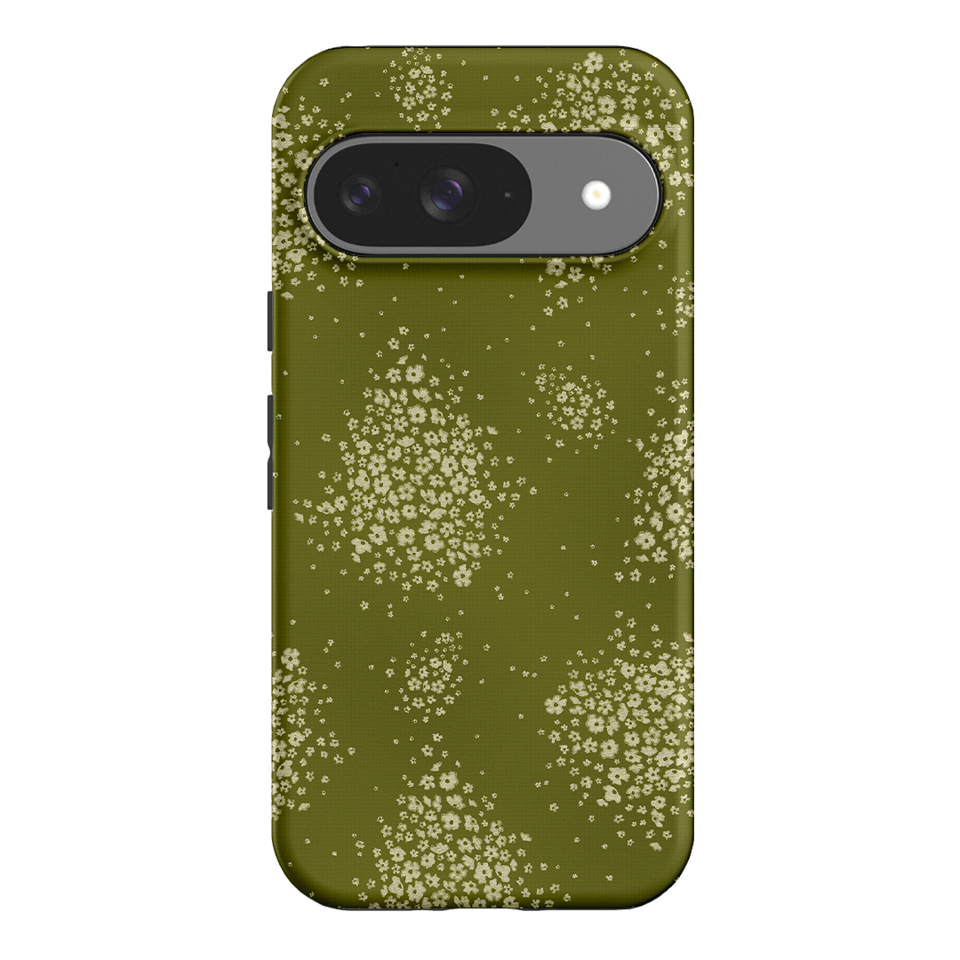 Olive Bloom Printed Phone Cases Google Pixel 9 / Armoured by Veronica Tucker - The Dairy
