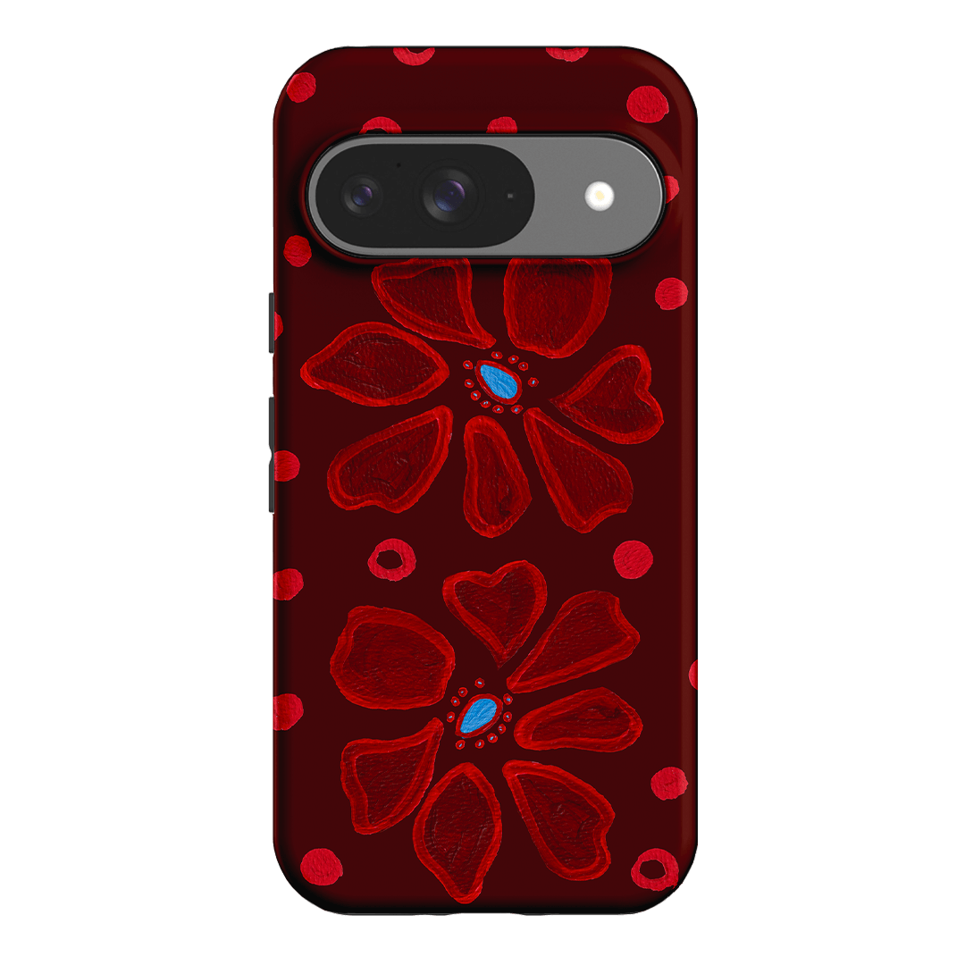Painted Petal Rouge Printed Phone Cases Google Pixel 9 / Armoured by BG. Studio - The Dairy
