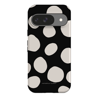 Pebbles Noir Printed Phone Cases Google Pixel 9 / Armoured by Veronica Tucker - The Dairy