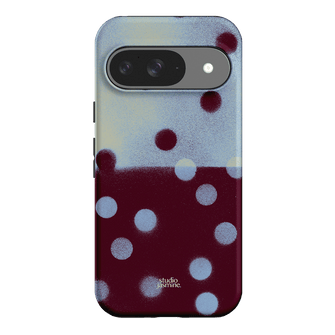 Plum Polka Dot Printed Phone Cases Google Pixel 9 / Armoured by Jasmine Dowling - The Dairy