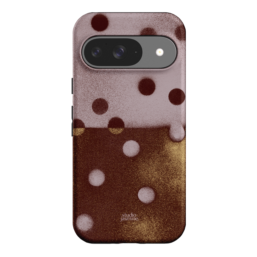 Rust Polka Dot Printed Phone Cases Google Pixel 9 / Armoured by Jasmine Dowling - The Dairy