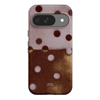 Rust Polka Dot Printed Phone Cases Google Pixel 9 / Armoured by Jasmine Dowling - The Dairy