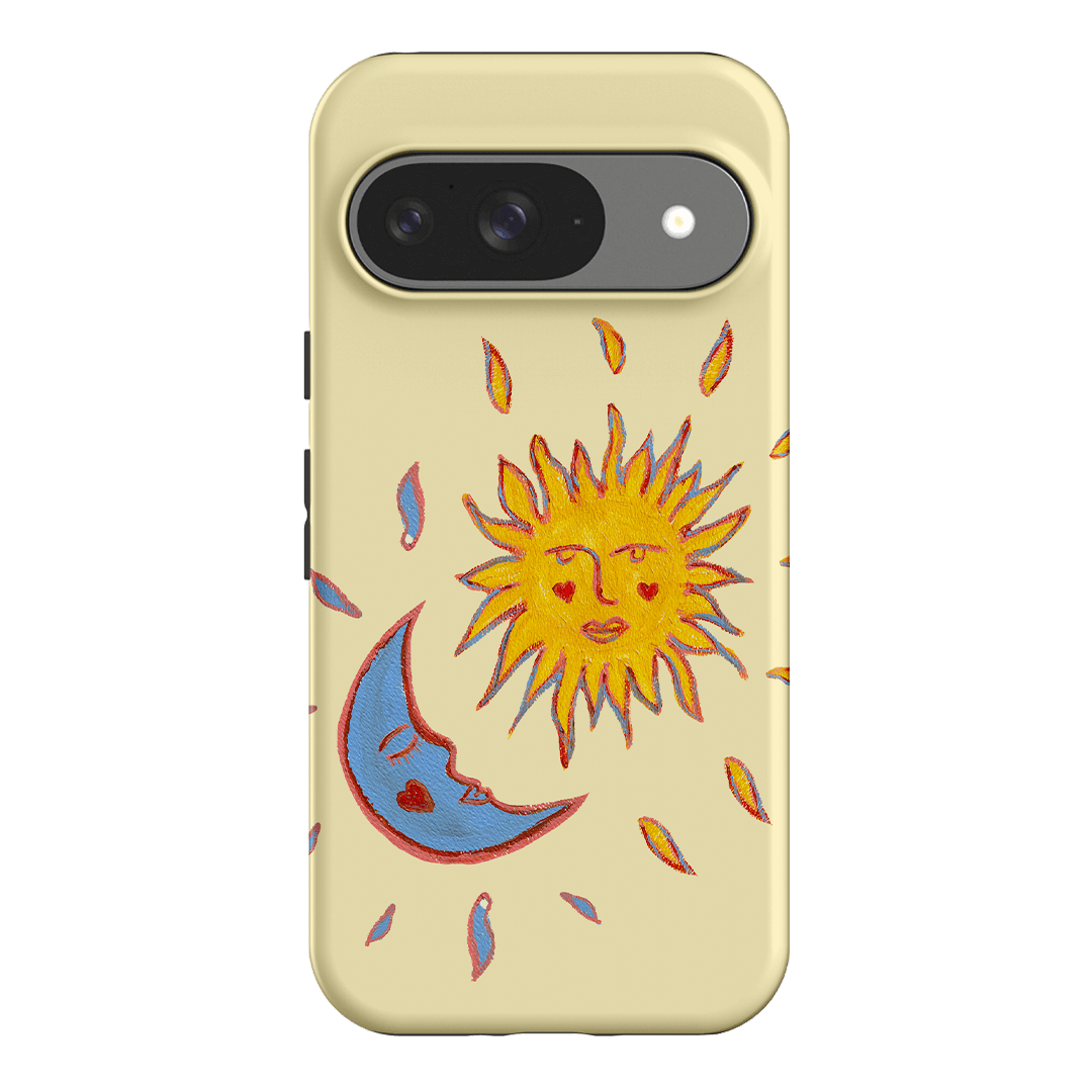 Sun & Moon Yellow Printed Phone Cases Google Pixel 9 / Armoured by BG. Studio - The Dairy