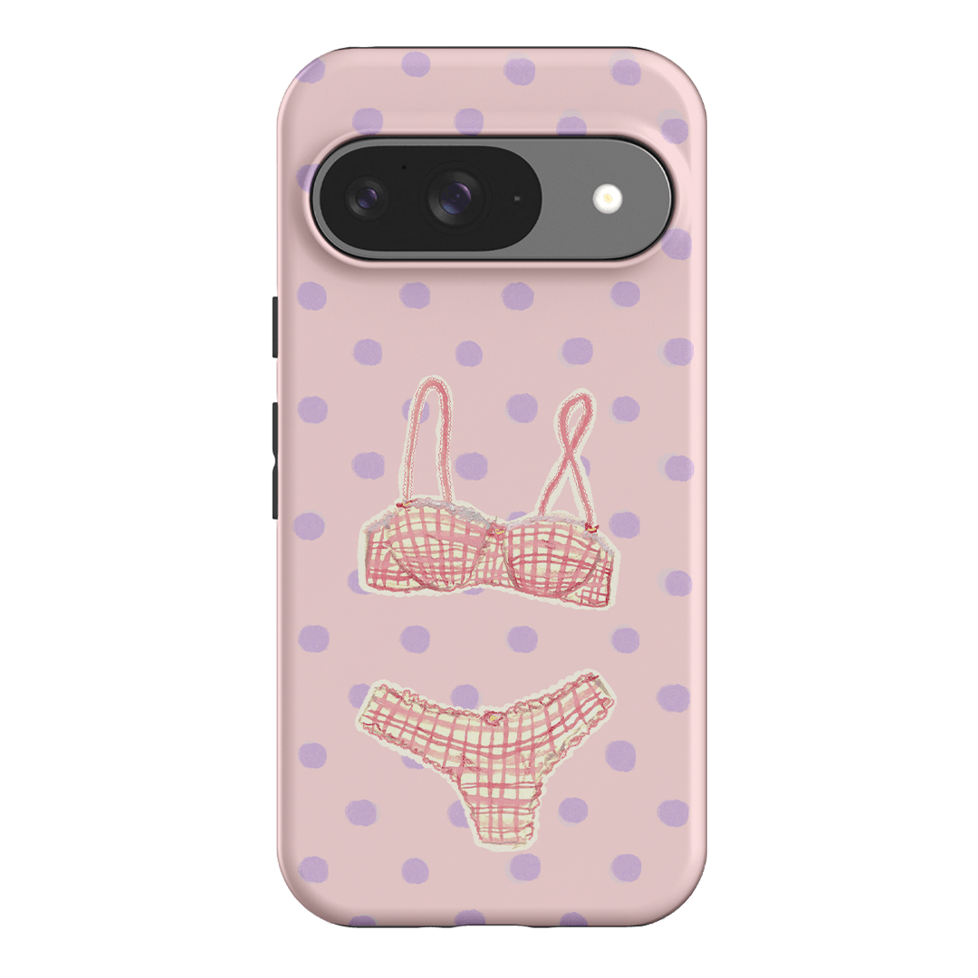 Vintage Gingham Printed Phone Cases Google Pixel 9 / Armoured by Kayla Carr - The Dairy