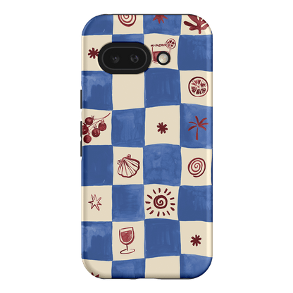 Afternoon Mezze Cornflower Printed Phone Cases Google Pixel 9A / Armoured by Charlie Taylor - The Dairy