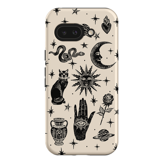 Astro Flash Beige Printed Phone Cases Google Pixel 9A / Armoured by Veronica Tucker - The Dairy