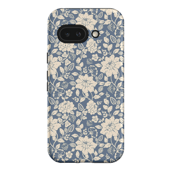 Blue Garden Printed Phone Cases Google Pixel 9A / Armoured by Kasiags Art - The Dairy