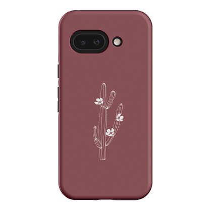 Cactus Flower Printed Phone Cases Google Pixel 9A / Armoured by Typoflora - The Dairy