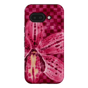 Check Orchid Printed Phone Cases Google Pixel 9A / Armoured by Sally Hungerford - The Dairy