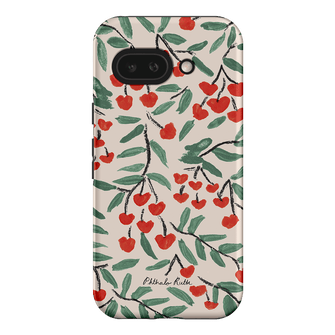 Cherry Love Printed Phone Cases Google Pixel 9A / Armoured by Phthalo Ruth - The Dairy