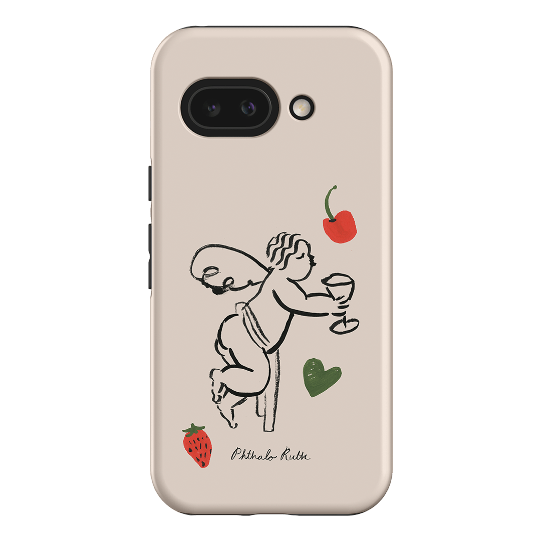 Cherub Printed Phone Cases Google Pixel 9A / Armoured by Phthalo Ruth - The Dairy