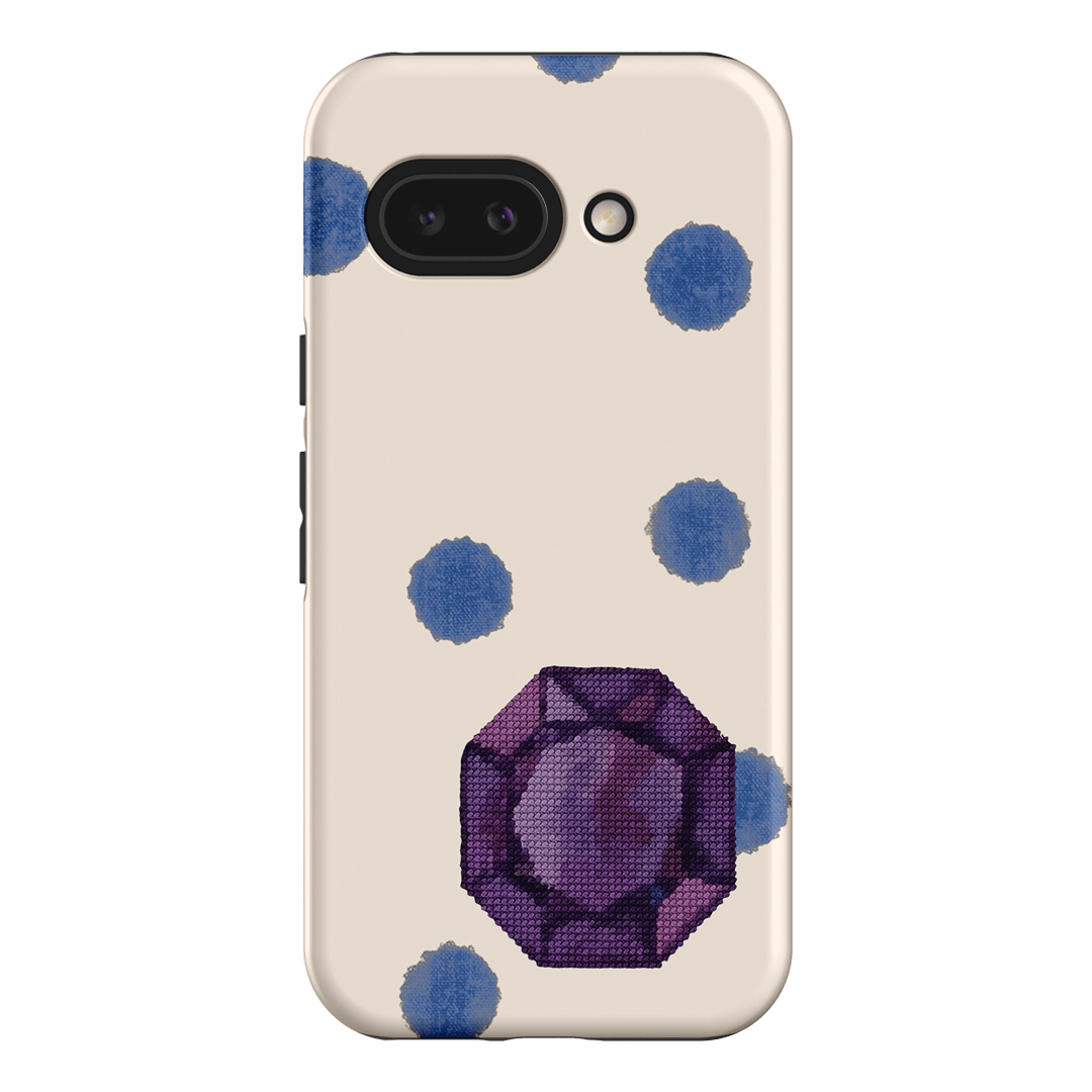 February Amethyst Printed Phone Cases Google Pixel 9A / Armoured by Joiana - The Dairy