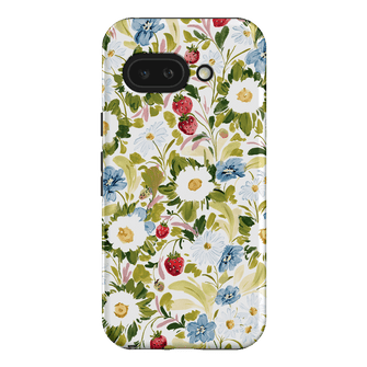 Garden Strawberries Printed Phone Cases Google Pixel 9A / Armoured by Ellie Mae - The Dairy