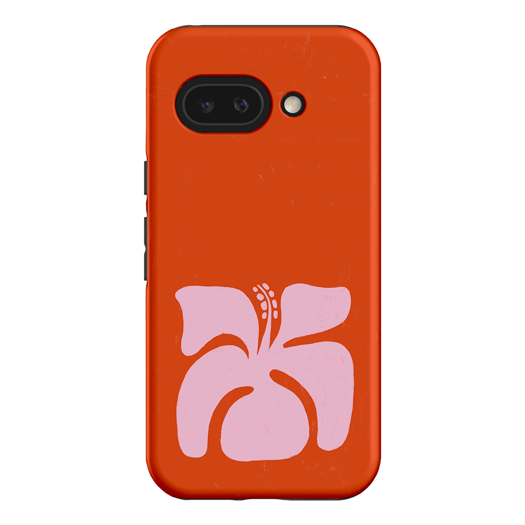 Hibiscus Crush Printed Phone Cases Google Pixel 9A / Armoured by Marie Faurrite - The Dairy