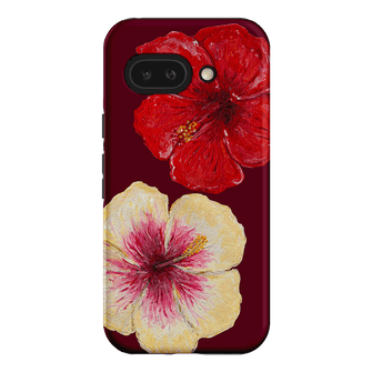 Hibiscus Flower Printed Phone Cases Google Pixel 9A / Armoured by BG. Studio - The Dairy