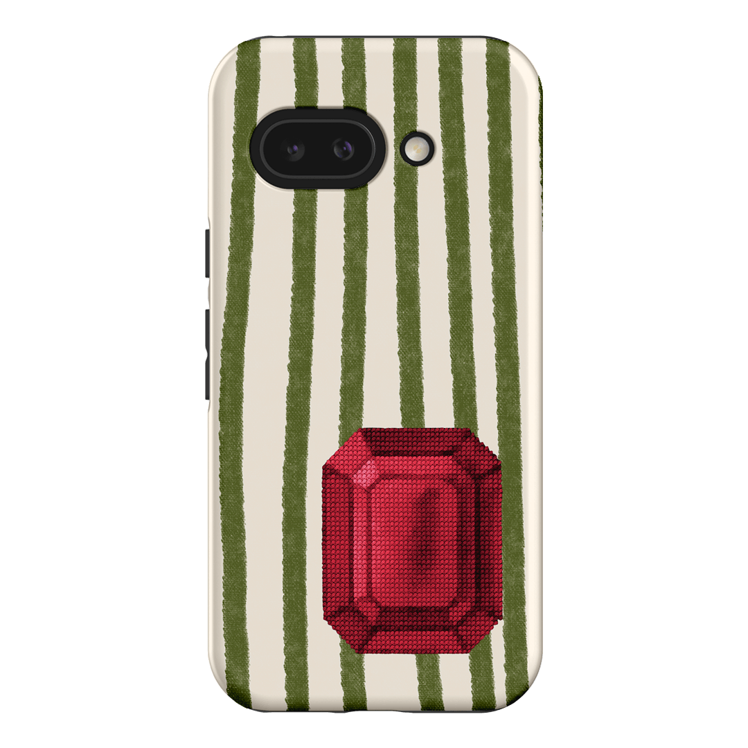 July Ruby Printed Phone Cases Google Pixel 9A / Armoured by Joiana - The Dairy