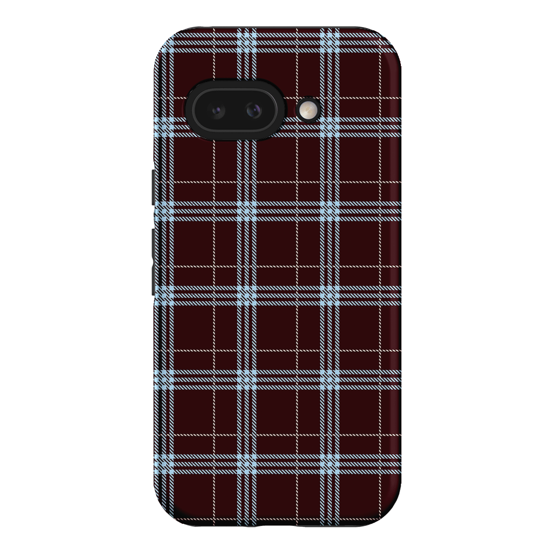 Mocha Plaid Printed Phone Cases Google Pixel 9A / Armoured by The Dairy - The Dairy