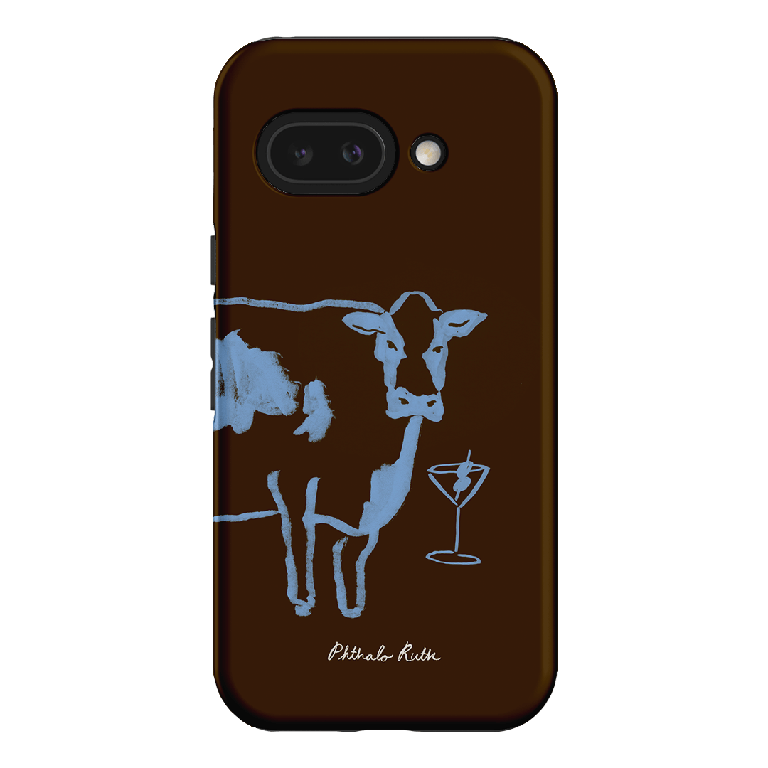 Mootini Espresso Printed Phone Cases Google Pixel 9A / Armoured by Phthalo Ruth - The Dairy