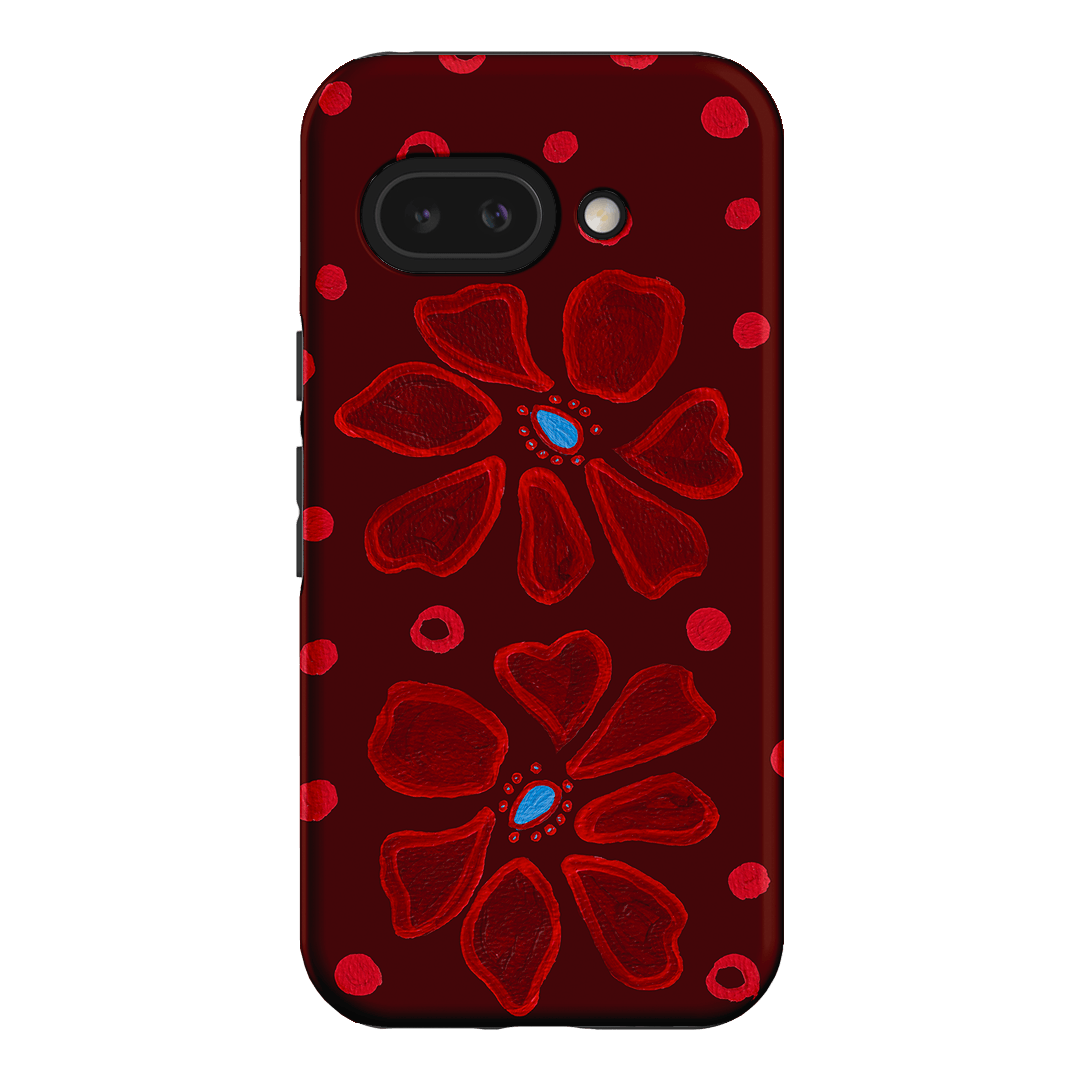 Painted Petal Rouge Printed Phone Cases Google Pixel 9A / Armoured by BG. Studio - The Dairy