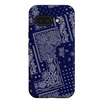 Paisley Indigo Printed Phone Cases Google Pixel 9A / Armoured by The Dairy - The Dairy