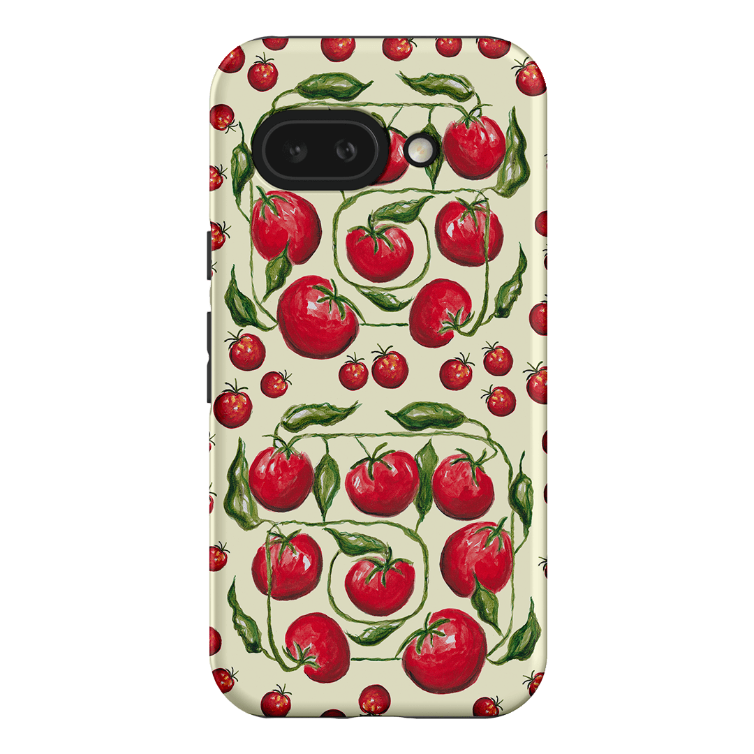 Red Tomatoes Printed Phone Cases Google Pixel 9A / Armoured by BG. Studio - The Dairy