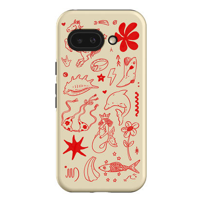 Spiced Cowboy Cream Printed Phone Cases Google Pixel 9A / Armoured by Easty Beasty - The Dairy