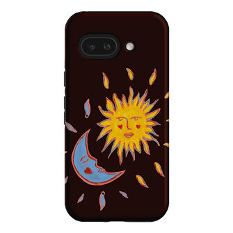 Sun & Moon Plum Printed Phone Cases Google Pixel 9A / Armoured by BG. Studio - The Dairy