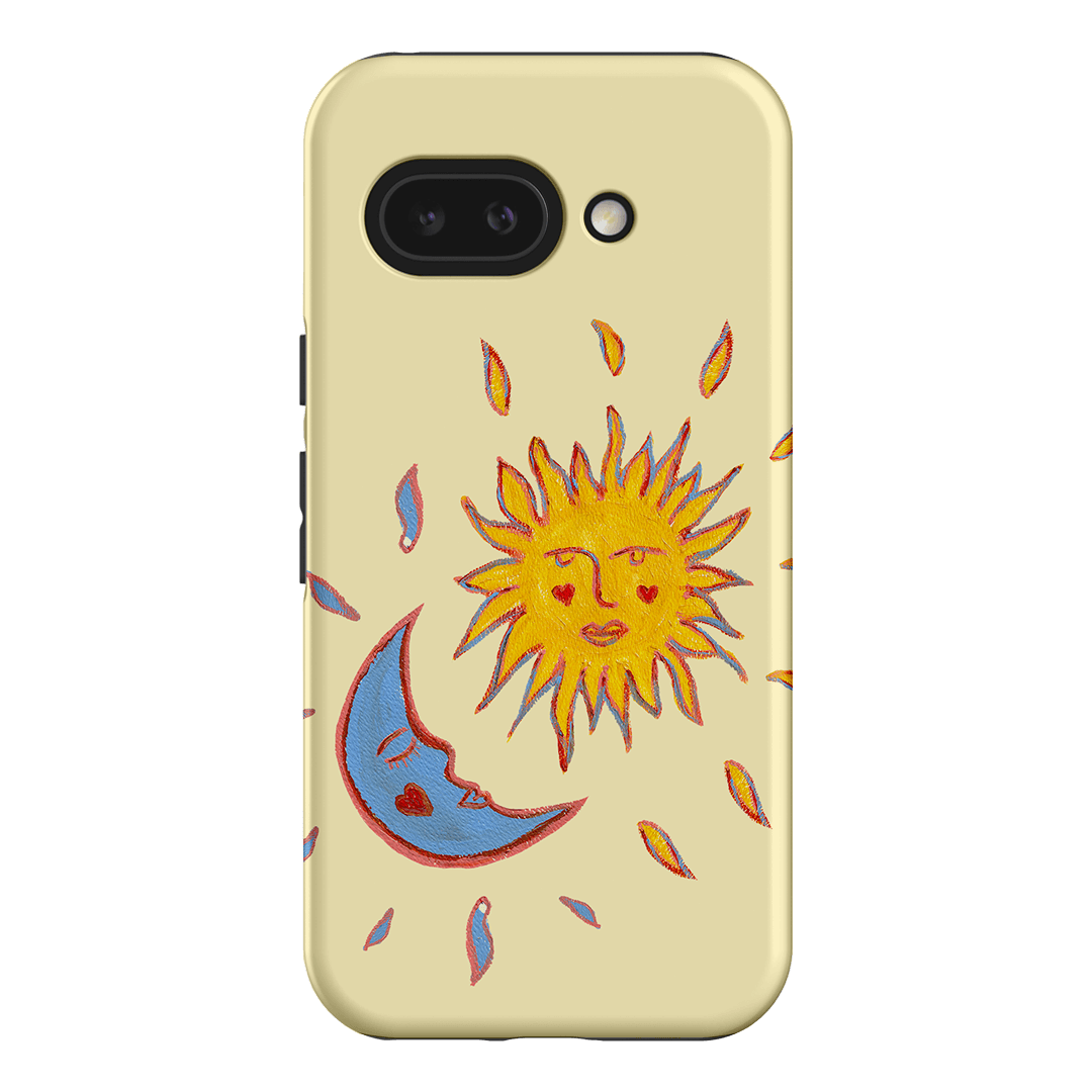 Sun & Moon Yellow Printed Phone Cases Google Pixel 9A / Armoured by BG. Studio - The Dairy