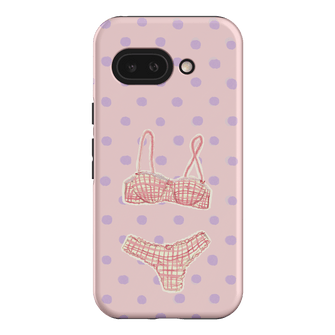 Vintage Gingham Printed Phone Cases Google Pixel 9A / Armoured by Kayla Carr - The Dairy