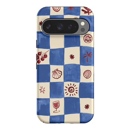 Afternoon Mezze Cornflower Printed Phone Cases Google Pixel 9 Pro / Armoured by Charlie Taylor - The Dairy