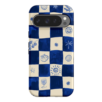 Afternoon Mezze Azure Printed Phone Cases Google Pixel 9 Pro / Armoured by Charlie Taylor - The Dairy