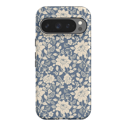 Blue Garden Printed Phone Cases Google Pixel 9 Pro / Armoured by Kasiags Art - The Dairy