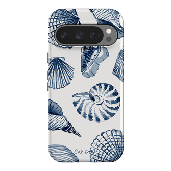 Blue Shells Printed Phone Cases Google Pixel 9 Pro / Armoured by Cass Deller - The Dairy