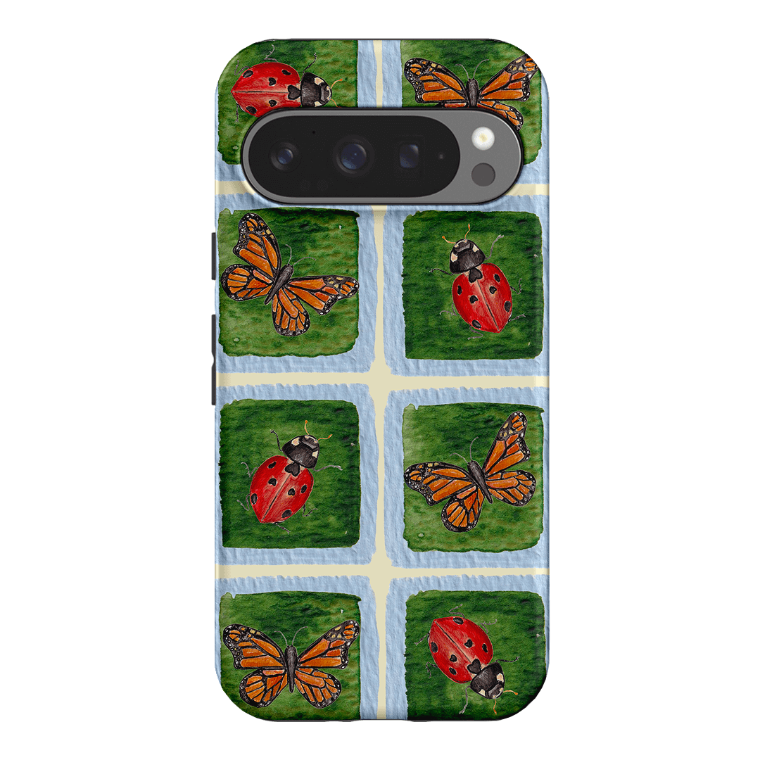 Butterflies & Ladybugs Printed Phone Cases Google Pixel 9 Pro / Armoured by BG. Studio - The Dairy