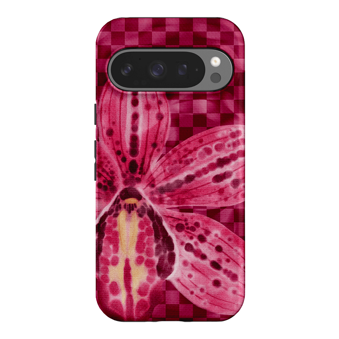Check Orchid Printed Phone Cases Google Pixel 9 Pro / Armoured by Sally Hungerford - The Dairy