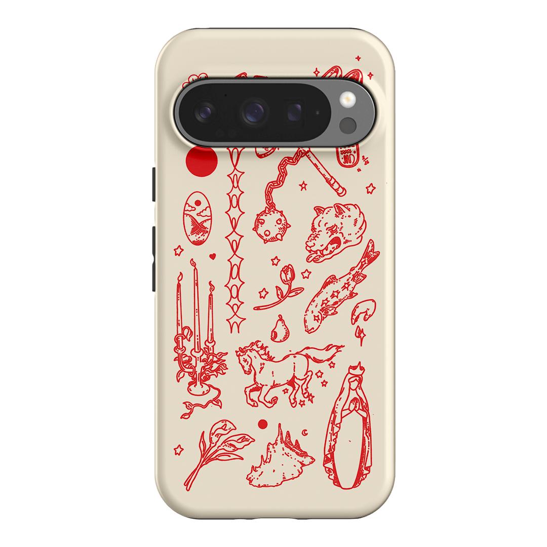 Dreamcore Cream Printed Phone Cases Google Pixel 9 Pro / Armoured by Easty Beasty - The Dairy